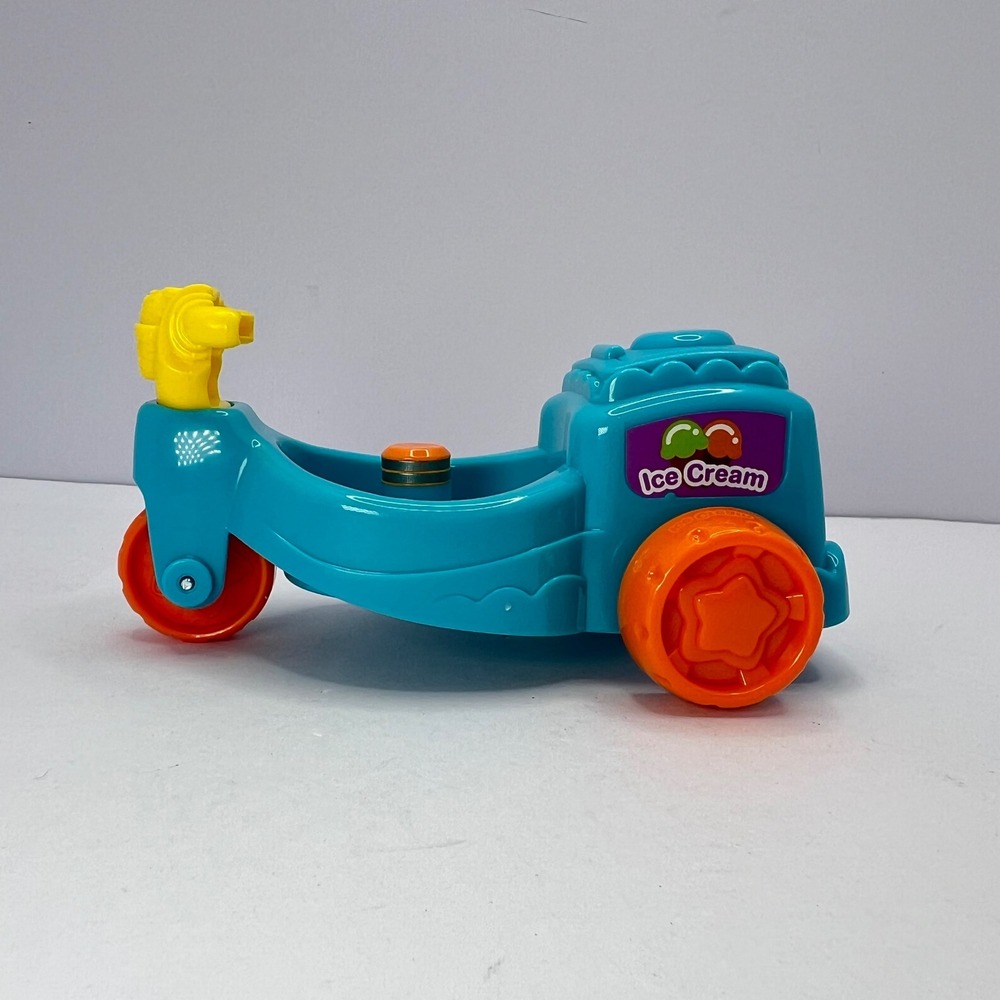 VTech Blue Ice Cream Cart‎ Scooter Go Go Smart Friends Carnival Playset Pretend